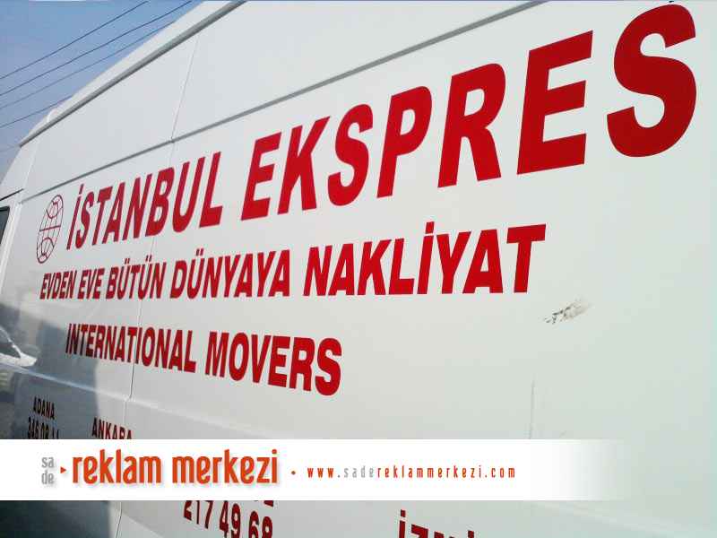 İstanbul express  Logolu Araç Yan Görüntüsü