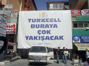 Turkcell  Açılış Brandası