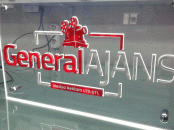 General Ajans Kabartmalı Led ışıklı Pleksi Kapı tabelası