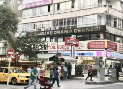 Çağdaş Drama Kompozit Zeminli Kabartma Tabela