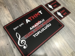 Anadolu Türk Halk Müziği Topluluğu Kapı Tabelası