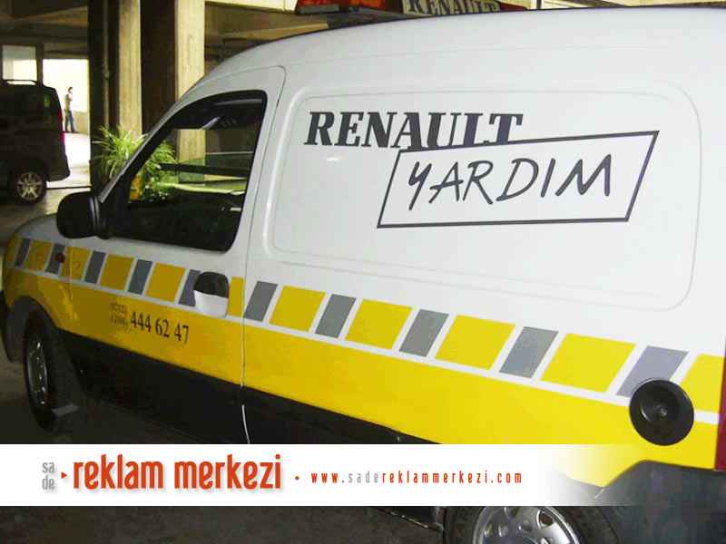 Renault servis yandan görünüm.