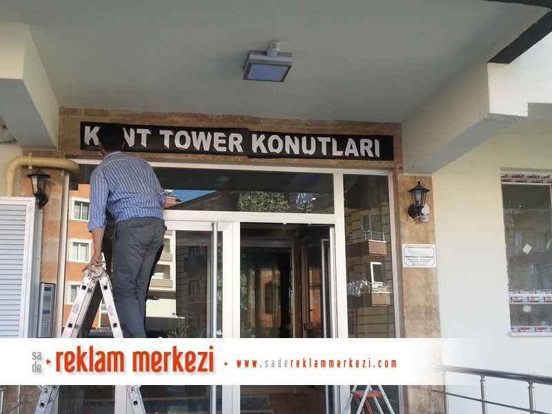 apartman tabela şablon montajı  görünümüdür