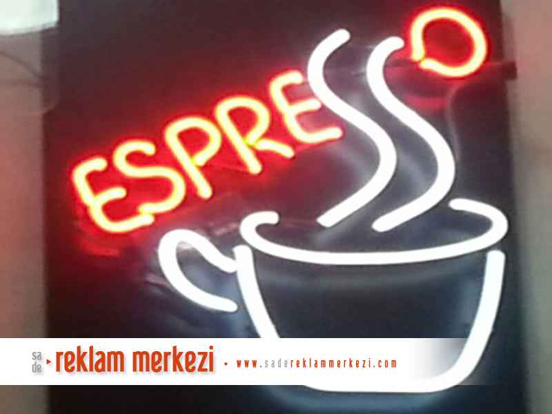 espresso neon görünüm