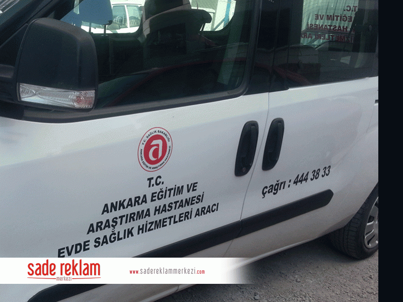 araç kapısı logo uygulama