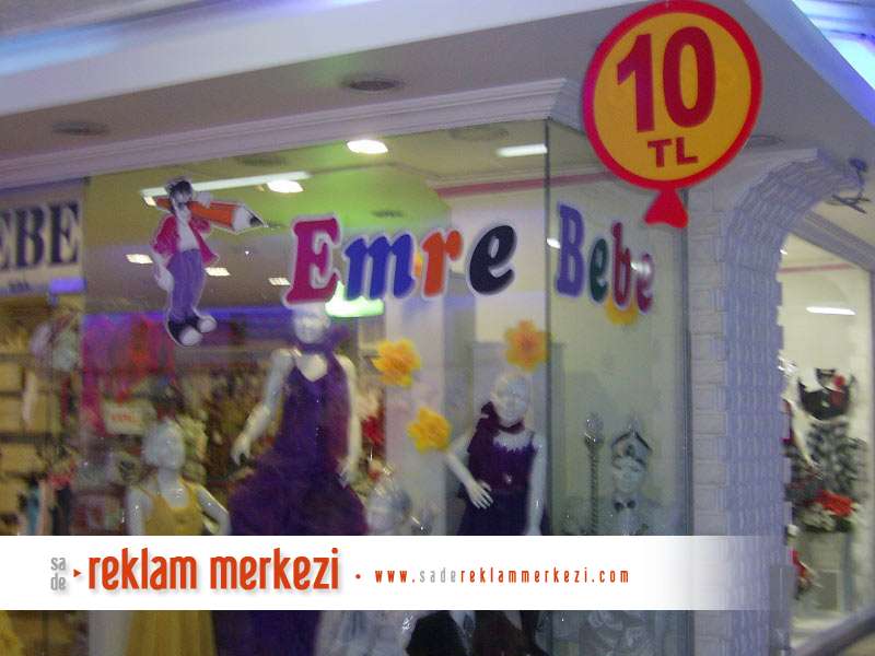 Vitrin Camı Logo Yazımı Görüntü