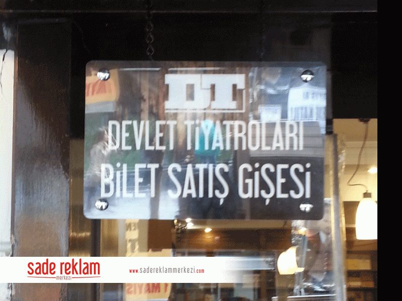 bilet gişe tabelası