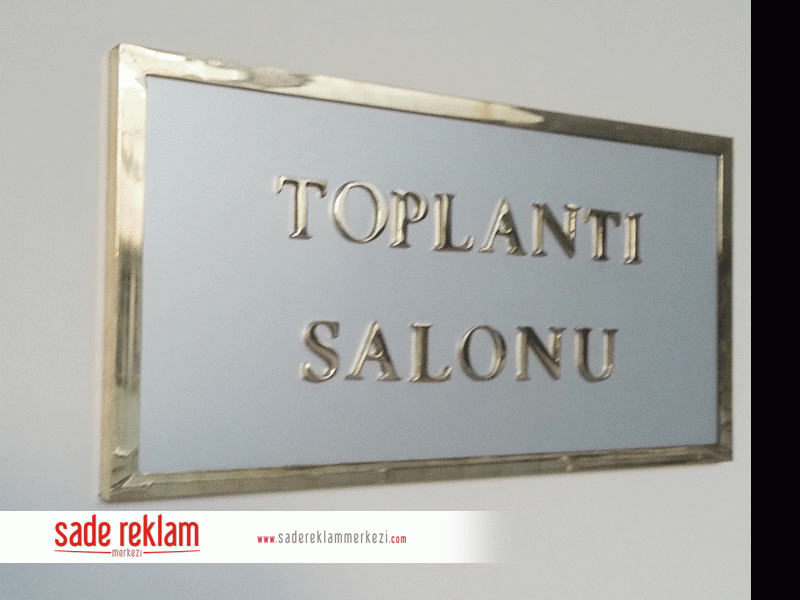 Toplantı salonu kapı isimliği, toplantı odası kapı isimliği