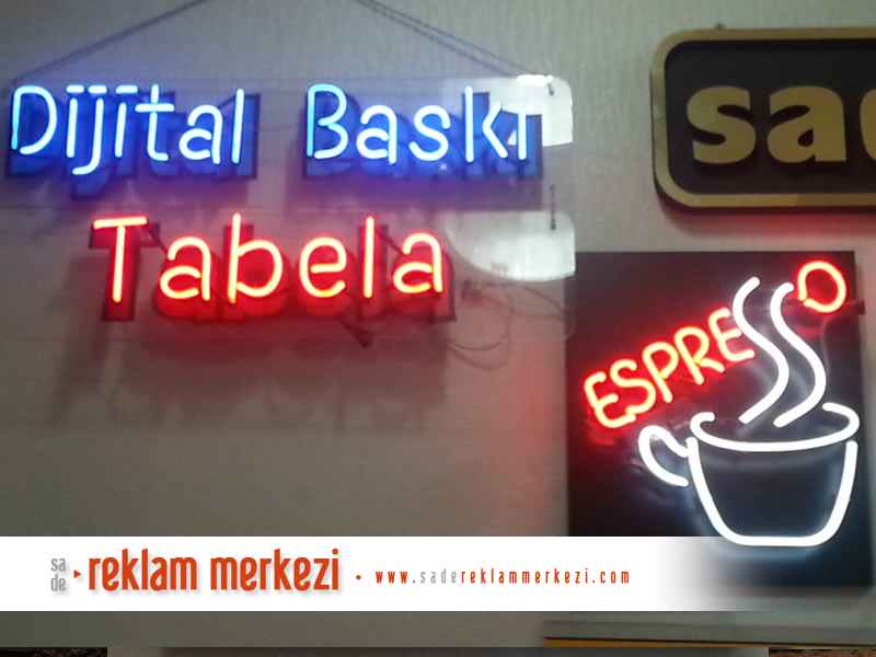 neon tabela görünümü