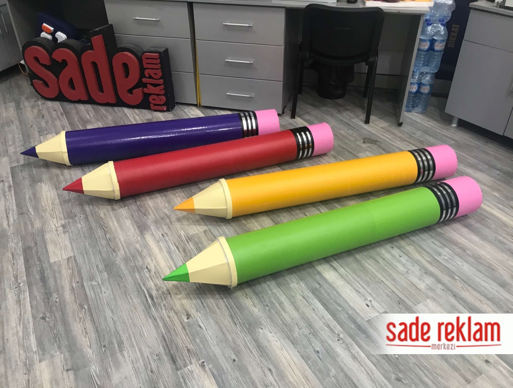 kalem maket yapımı-maket kalem örnekleri-büyük boy maket kalem-maket kalem yapımı-sade reklam
