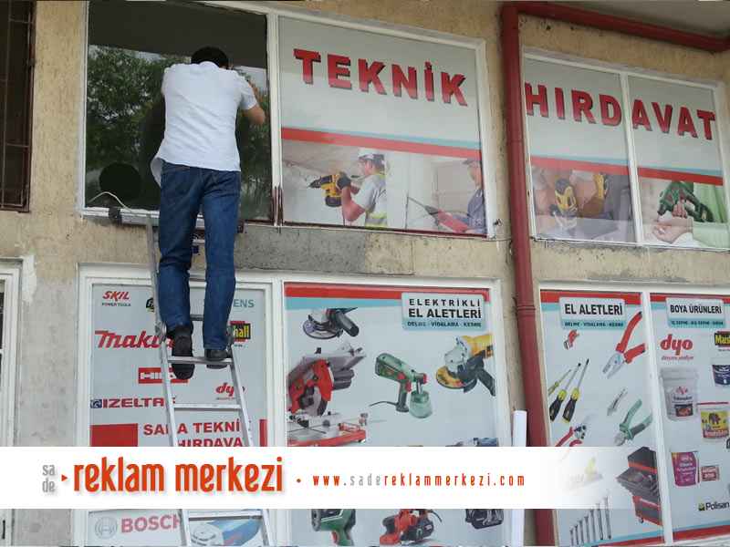 cam giydirme uygulaması görüntüsü