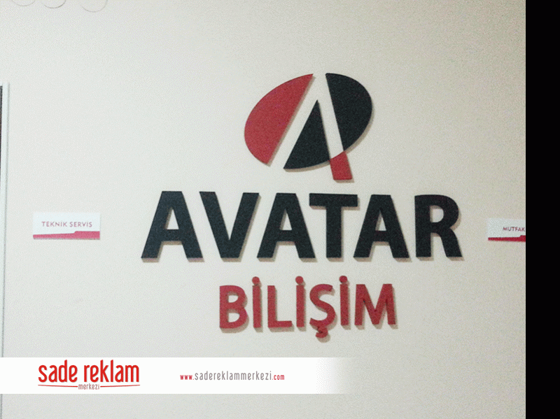 kabartma logo cephe aşaması