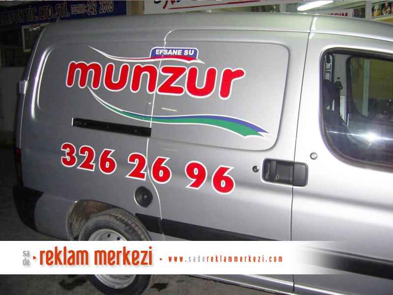 Munzur Su Araç Giydirme Yan Görüntü