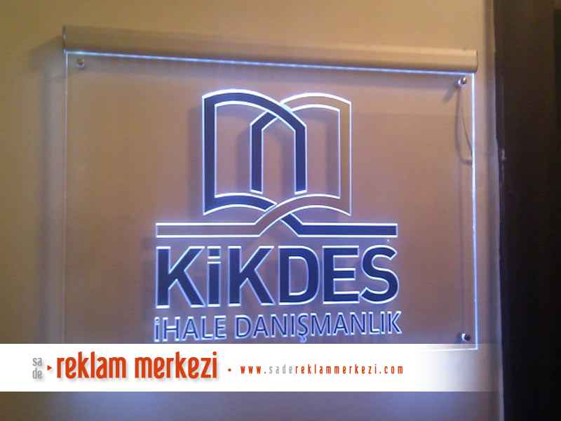 Işıklı Pleksi Oyma Kapı Tabelası