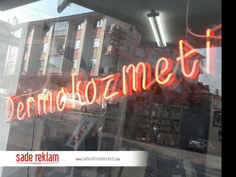 dermokozmetik neon tabela