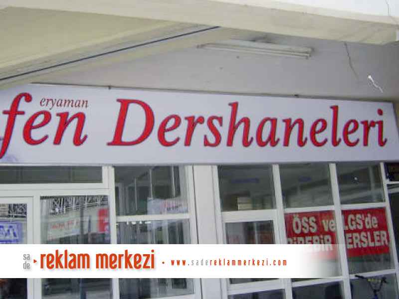 Eryaman Fen Dershanesi Cephe Germe Vinily Tabela Görüntüsü