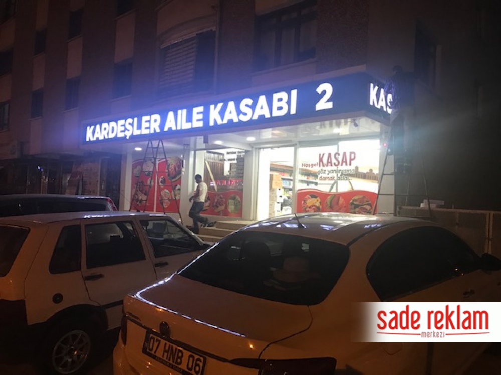 ışıklı kutu harf tabela - kutu harf tabela - kutu harf - kutu harf örnekleri - pleksi kutu harf 