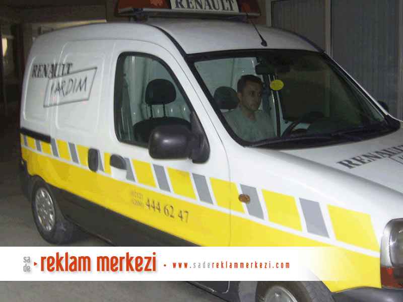 Renault servis yandan görünüm.