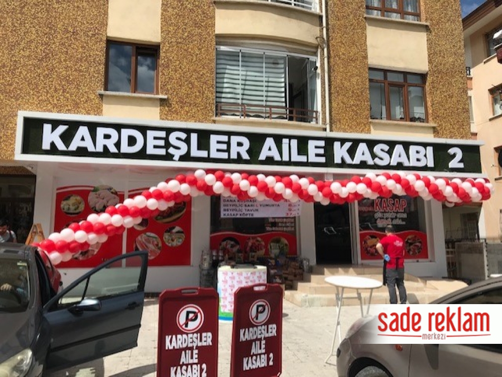 kutu harf tabela - pleksi ışıklı kutu harf tabela - kasap tabelası - led ışıklı pleksi tabela