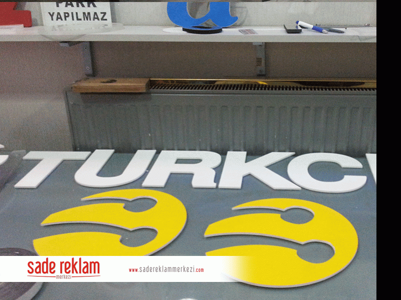 turkcell kabartma yazı