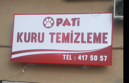 Pati Kuru Temizleme Vinil Tabela