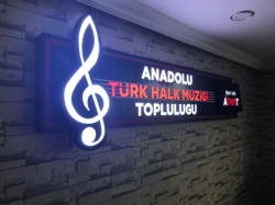 Anadolu Türk Halk Müziği Korosu Tabelası