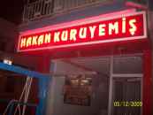  Kırmızı Neon Tabela