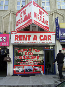 Rent A Car  Tabela