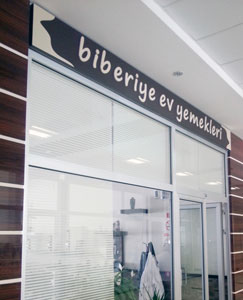 Biberiye Kabartma Pleksi Harf