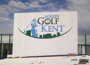 Golf Kent Kabartma Harf Görünüm