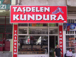 Taşdelen Kundura Tabela
