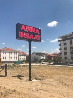 Polatlı Aşina inşaat Totem Tabela