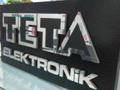 Teta Elektronik Kabartma Tabela imalatı