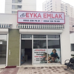 Eyka emlak Işıklı Germe Tabela