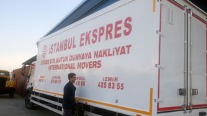 İstanbul Expres  Kamyon Folyo Yazı 