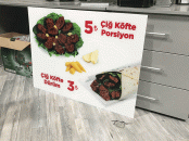 Nata vega ışıklı menübord