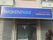 Başkentgaz Işıklı Germe Tabela