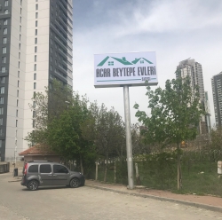 ACAR BEYTEPE SİTE TOTEM TABELASI