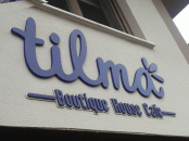 Tilma Cafe Ümitköy Kabartma Logo tabela uygulaması